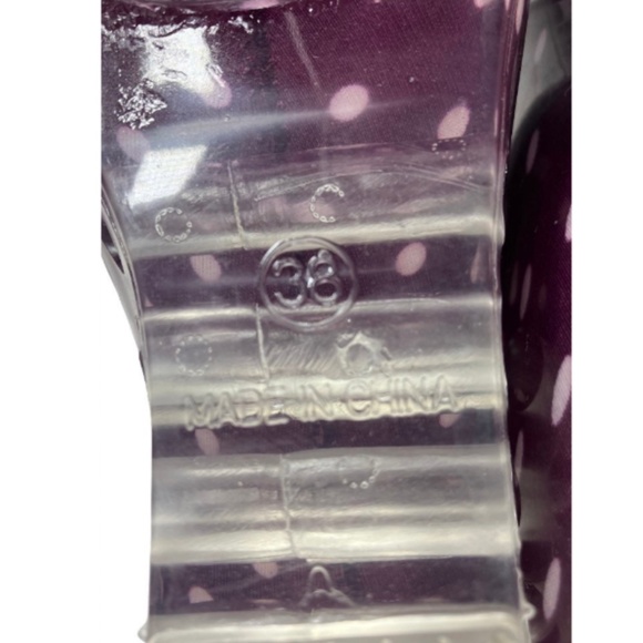 Sanming Mei size 38 (7) Womens Wedge Rain Boots - Picture 7 of 12